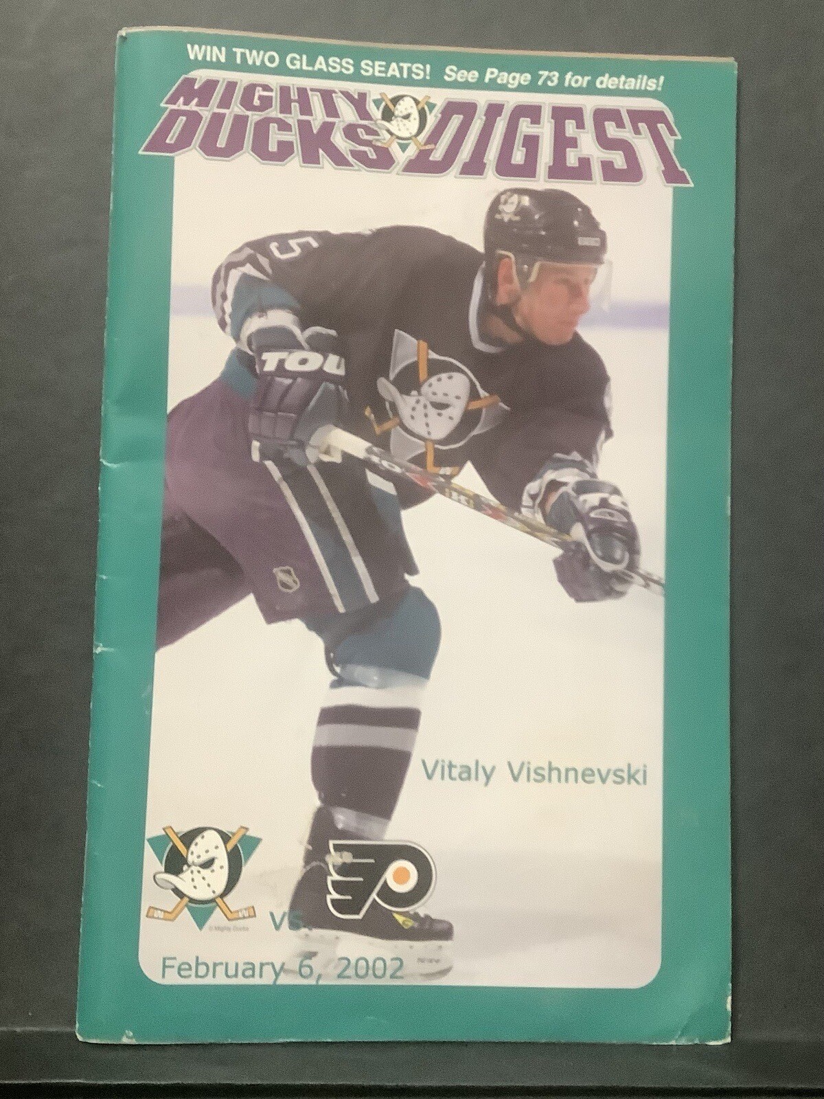 Mighty Ducks Digest - February 5, 2002 - Vitaly Vishnevski - FN