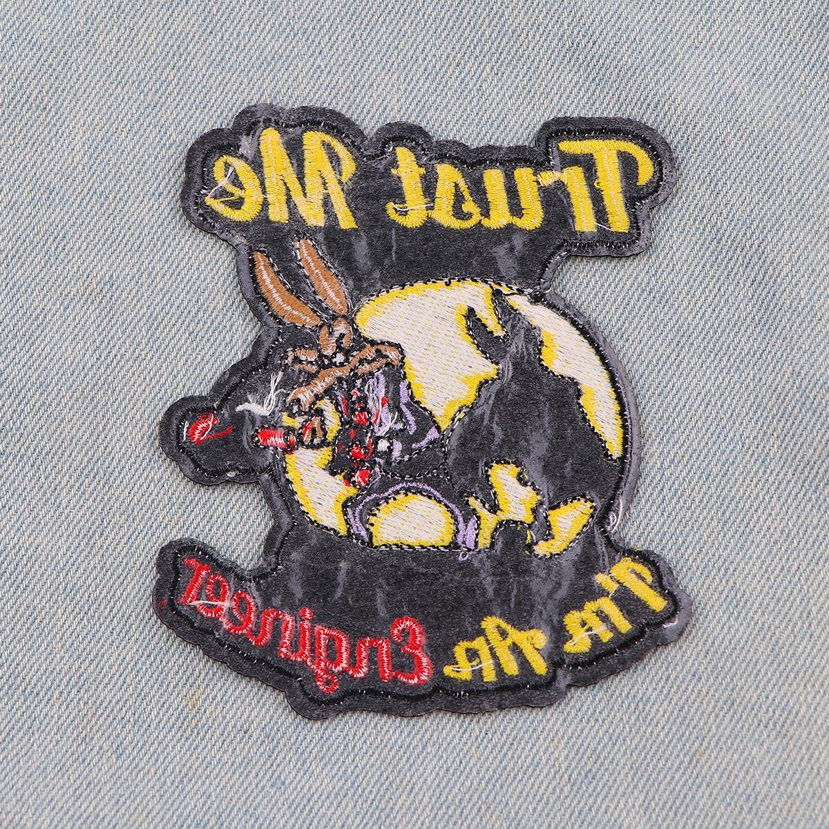 Wile E COYOTE - TRUST ME I'M AN ENGINEER - EMBROIDERED IRON-ON PATCH