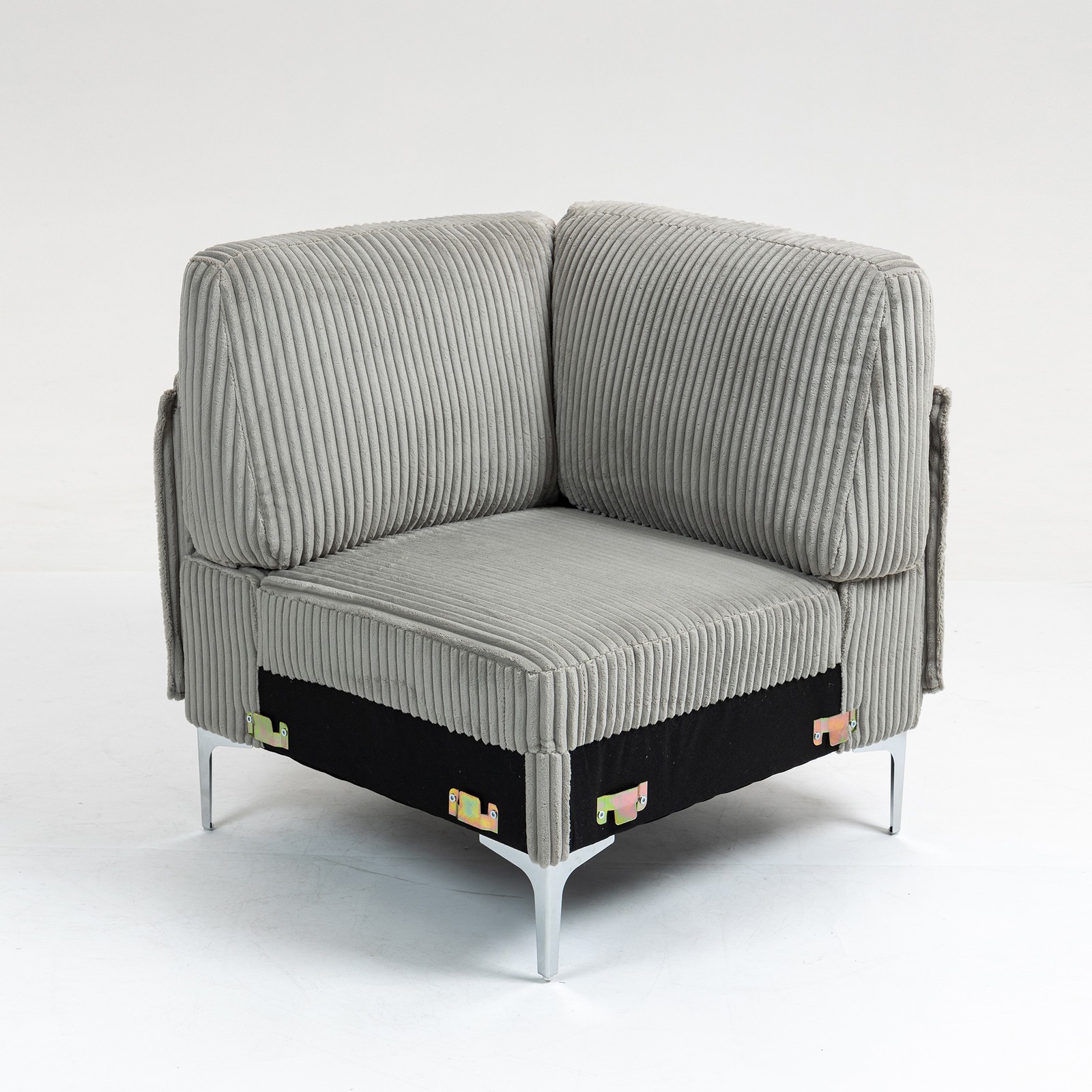 Modular Sectional Sofa Corner Seat,Middle Seat Module Couch,Gray