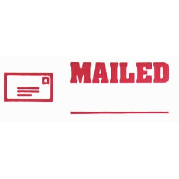 Accu-Stamp2 038851 Microban Message Stamp, Mailed, 13/64"