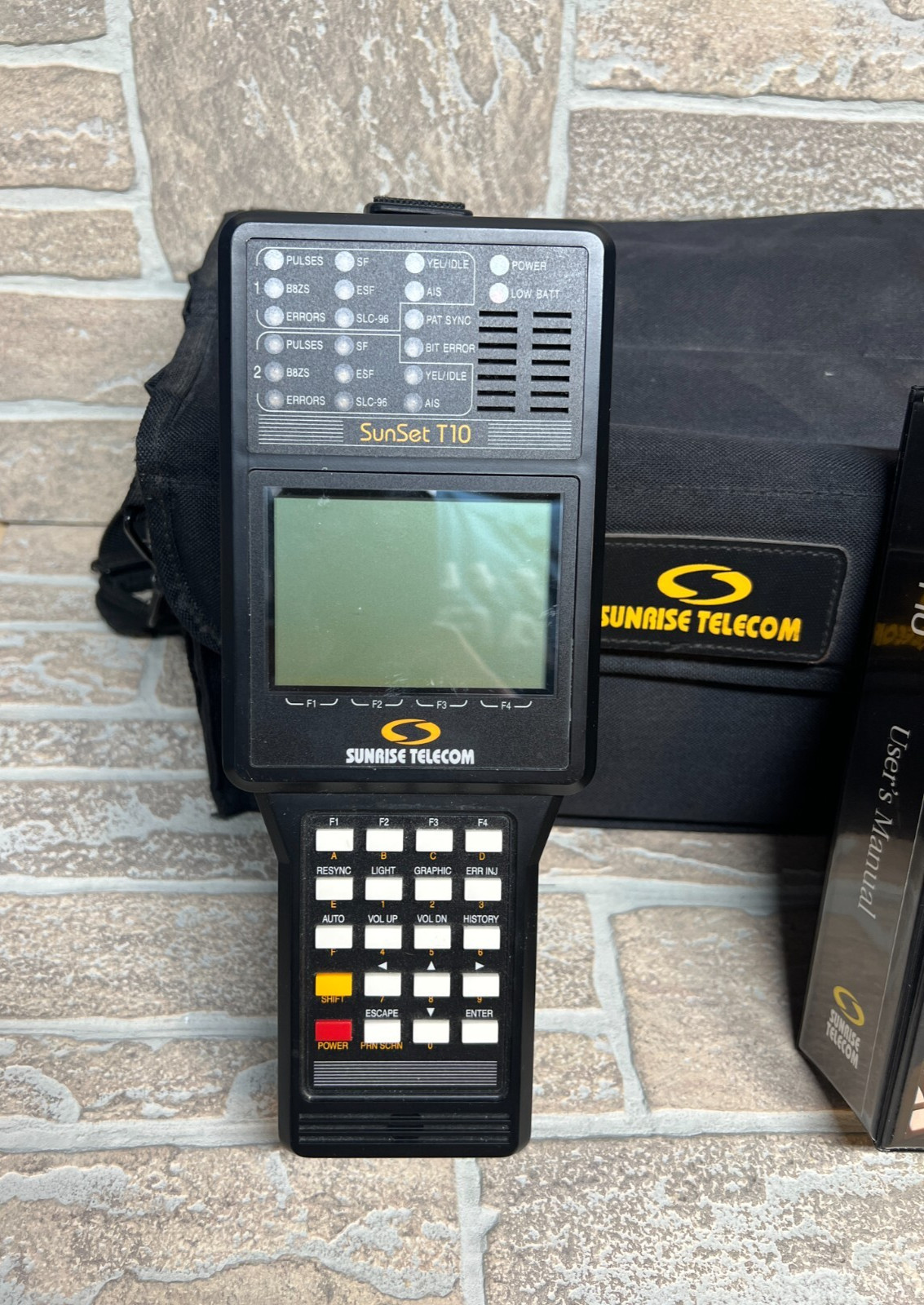 Sunrise Telecom SS150 Sunset Handheld T10 Cable Analyzer with Case and Manual