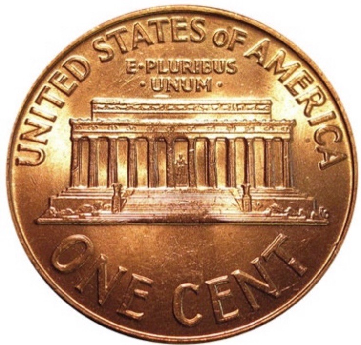 1960 Small Date - Lincoln Memorial Cent - BU Red Slight Color Differ (One Coin)