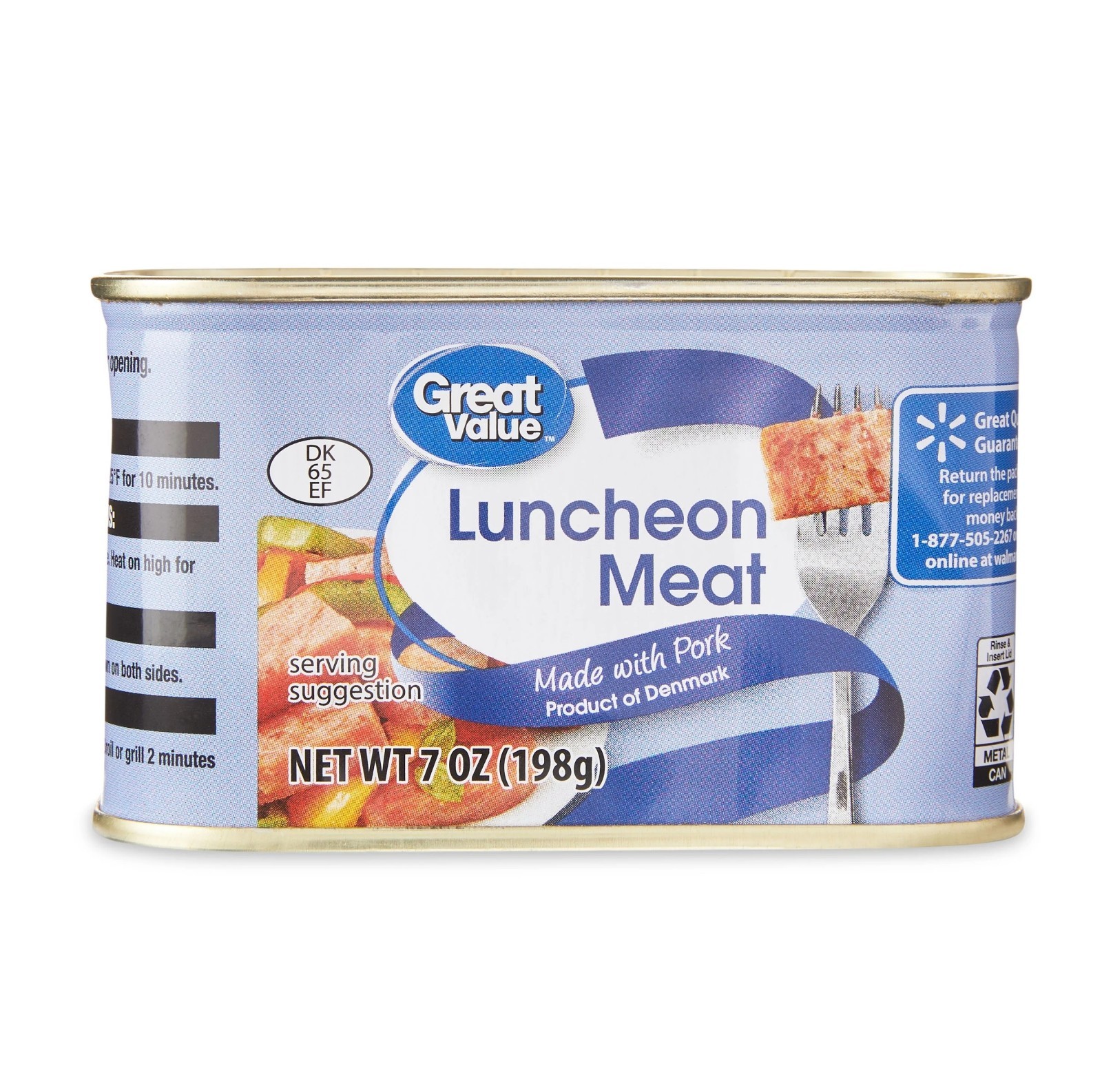 Great Value Luncheon Meat, 7 oz, 4 Pack