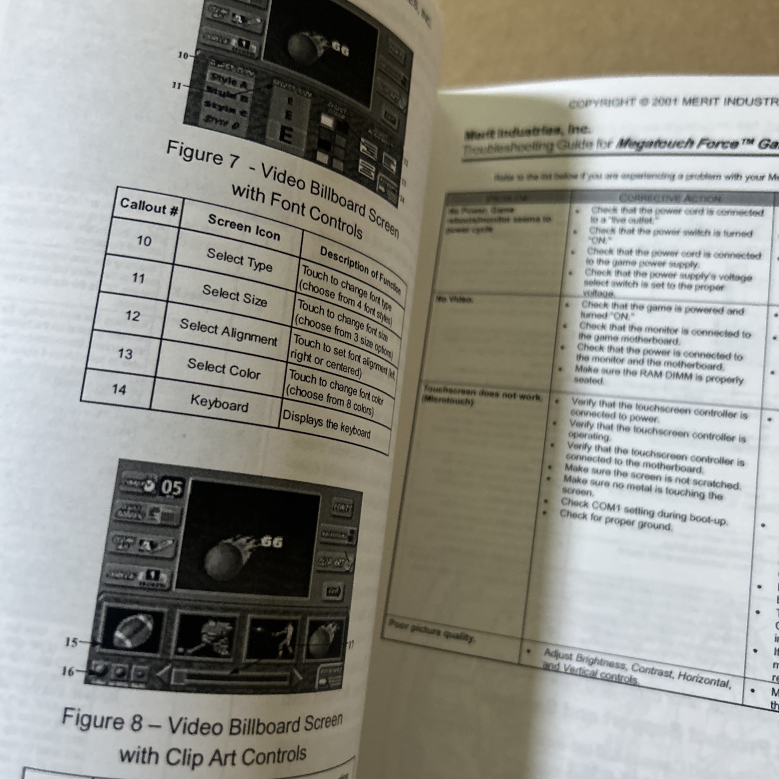 Original Force RADION MERIT MEGATOUCH owners manual