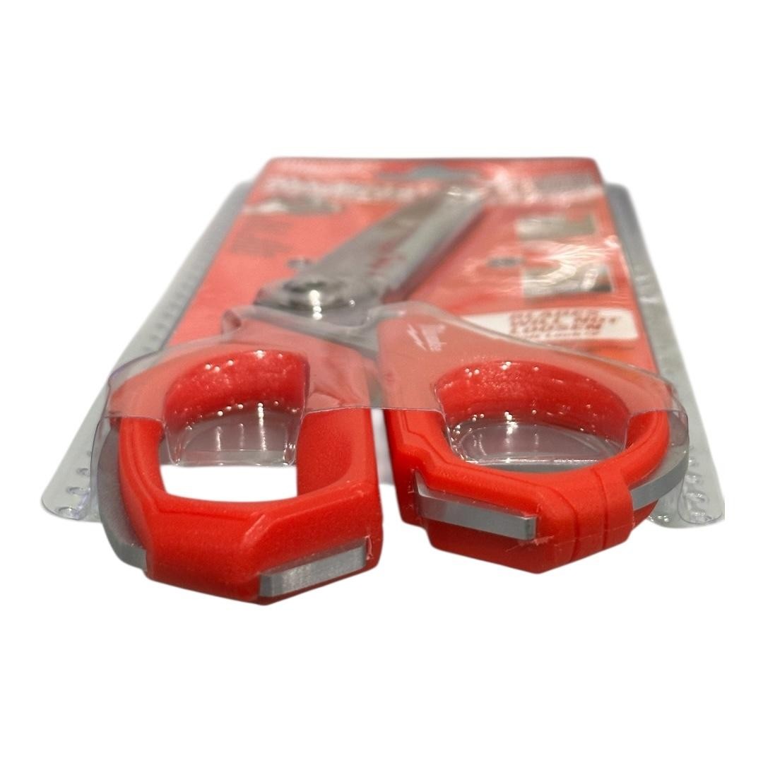 Milwaukee Jobsite Offset Wallpaper Scissors Serrated All-Metal Red 48-22-4047