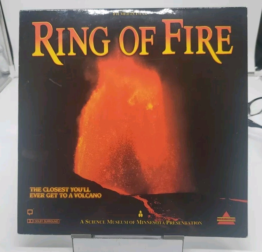 RING OF FIRE Laserdisc LD  SEALED IMAX FILM VERY RARE DOCUMENTARY! Excellent.