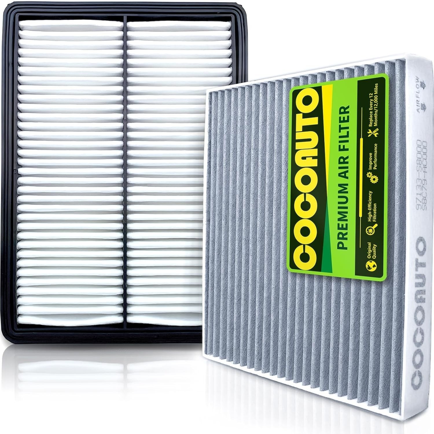 Engine & Cabin Air Filter Kit Palisade 2020-2025 Replace 97133S8000 S8C79-AC000