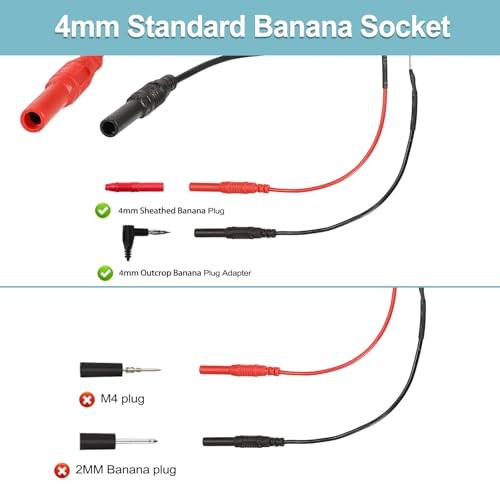 Sumnacon Spoon Back Probe Kit,2 PCS Silicon Flexible Back Probe Pins