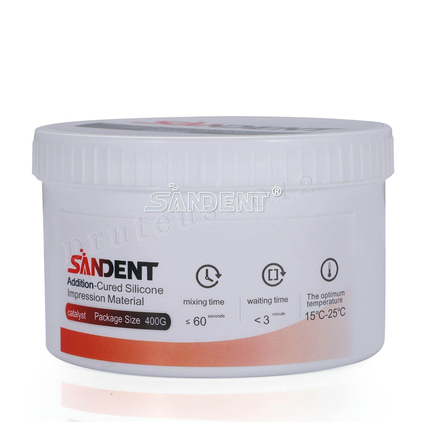 SANDENT Putty Regular Set Dental Impression Material Base & Catalyst 2 Scoops