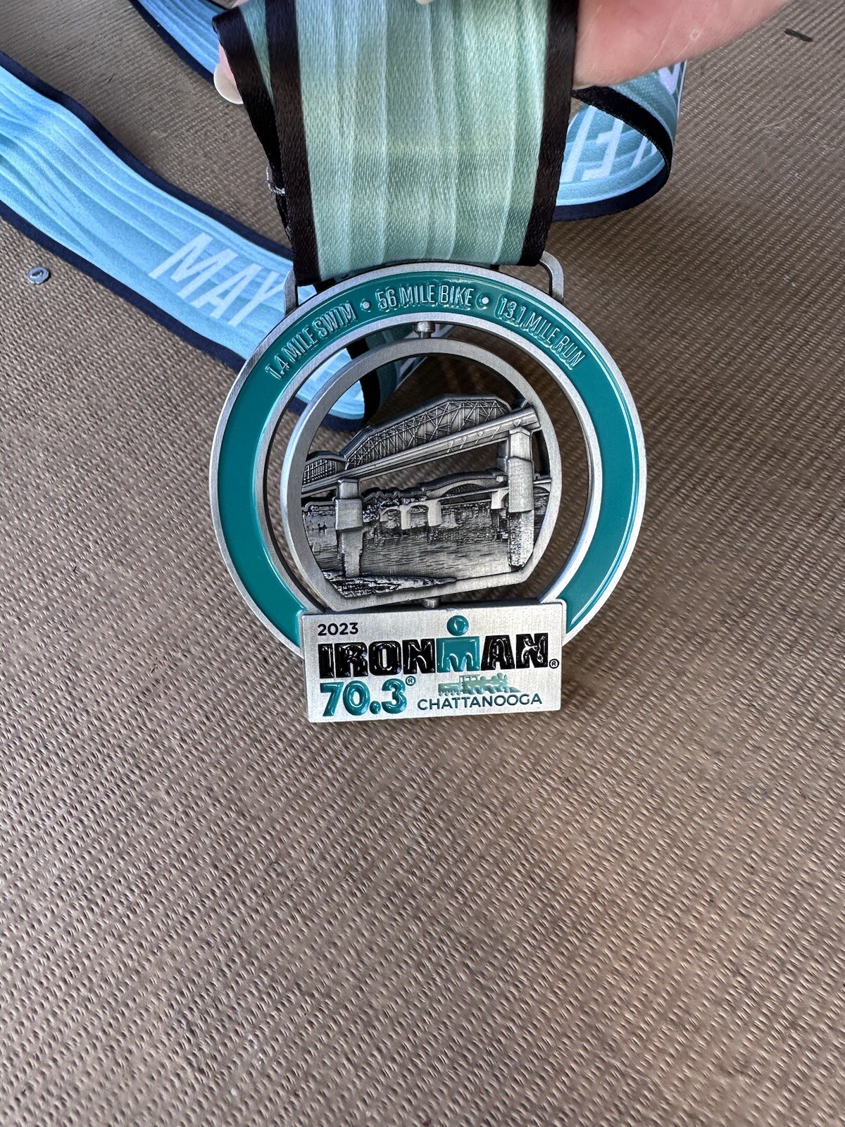 Ironman 2023 Chattanooga TN Little Debbie Mckee Triathlon Finisher Medal NEW
