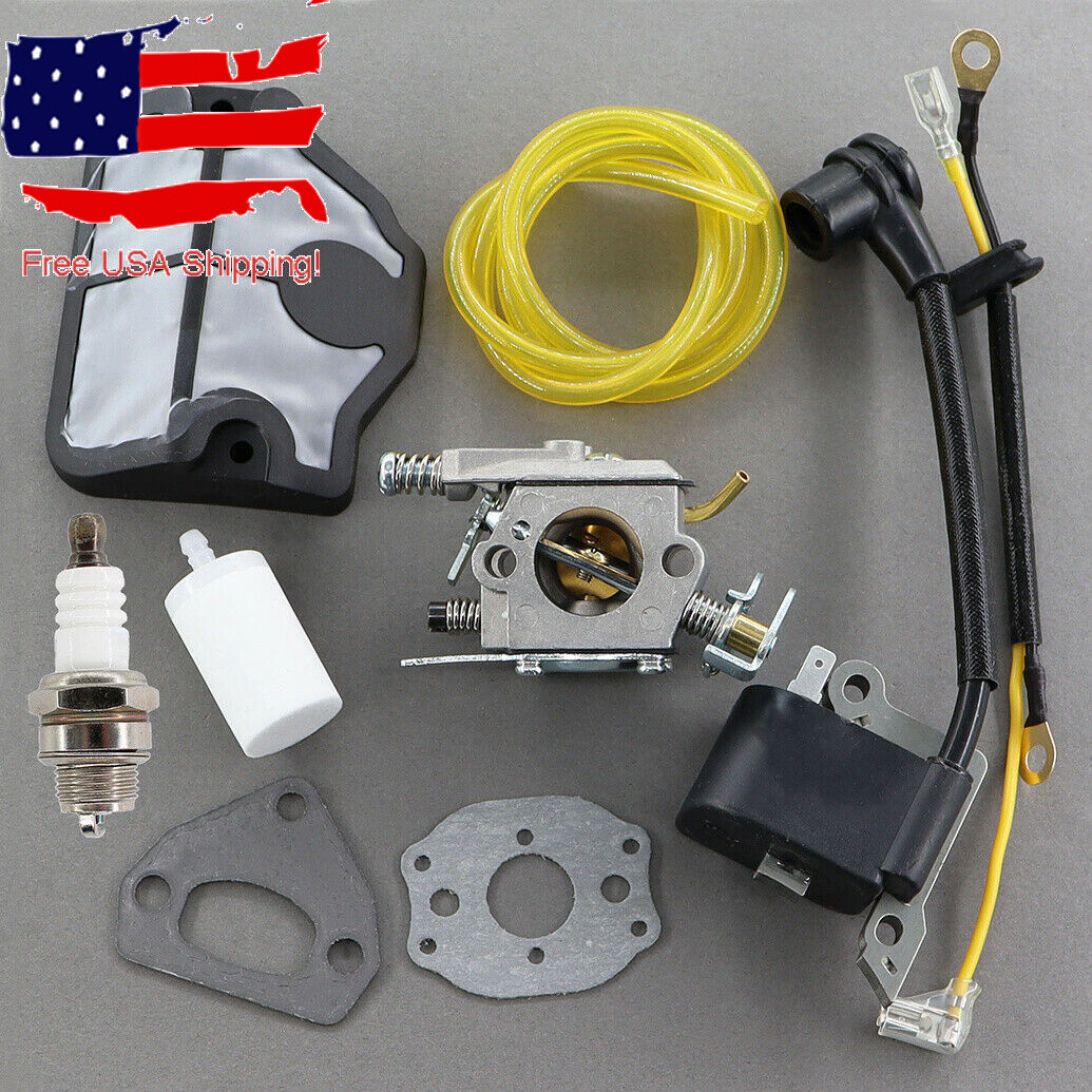 Carburetor Tune Up Kit for Husqvarna 36 41 136 137 141 142 Walbro WT-657 WT-834