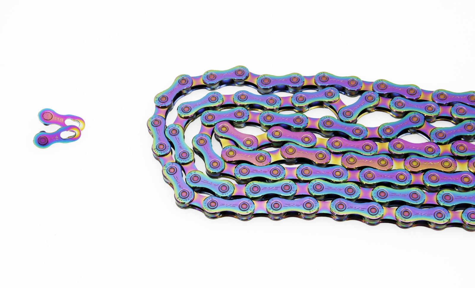 138L PYC P11E 11 Speed E-Bike Chain eMTB Upgrade Rainbow Gold Black Silver