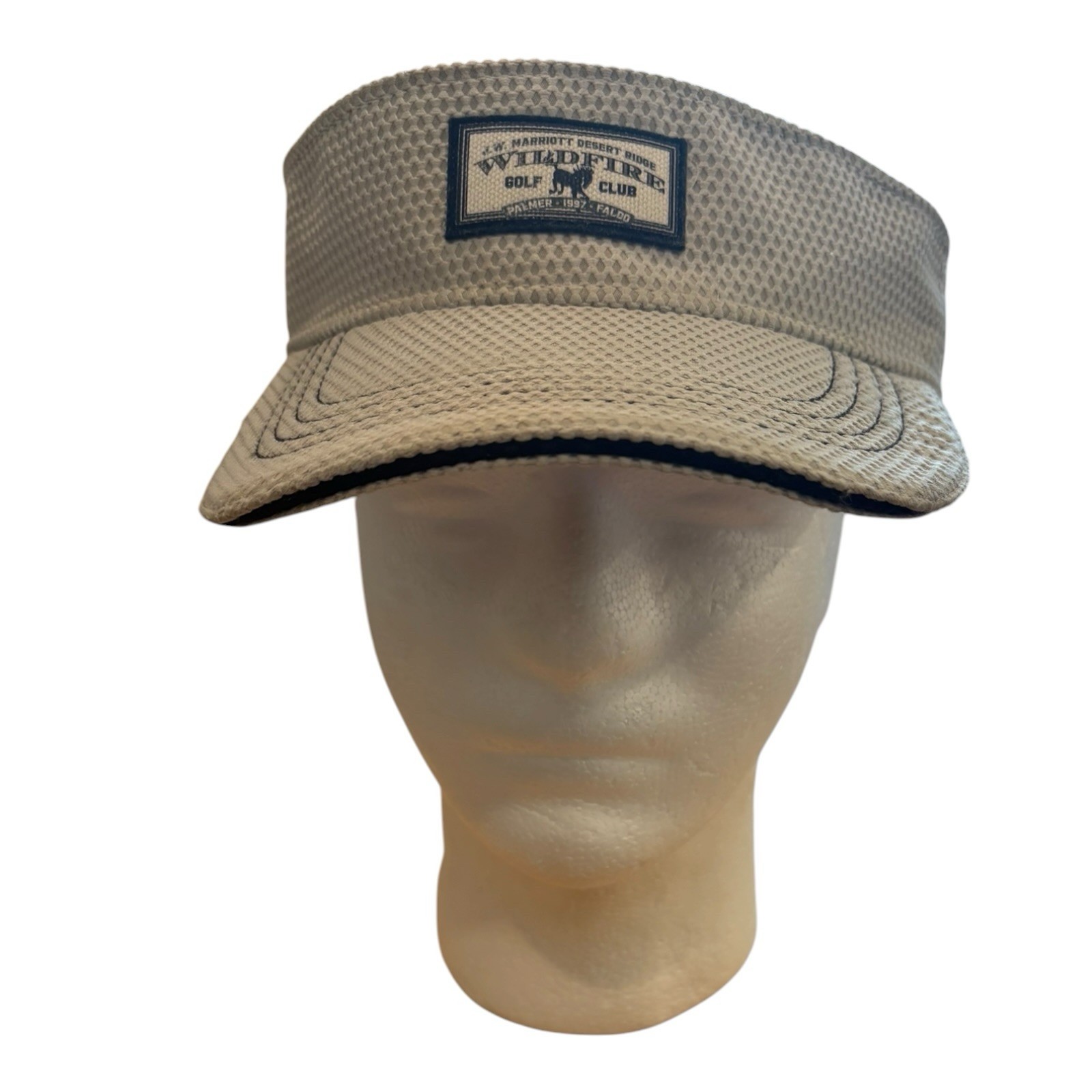Ahead Wildfire Golf Club Visor Hat Beige Adjustable