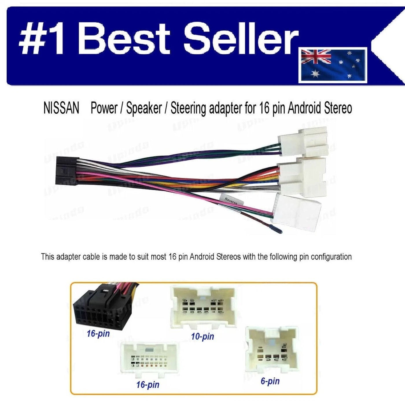 NISSAN NAVARA 1997-2006 D22         POWER  + ANTENNA CABLING FOR ANDROID STEREO