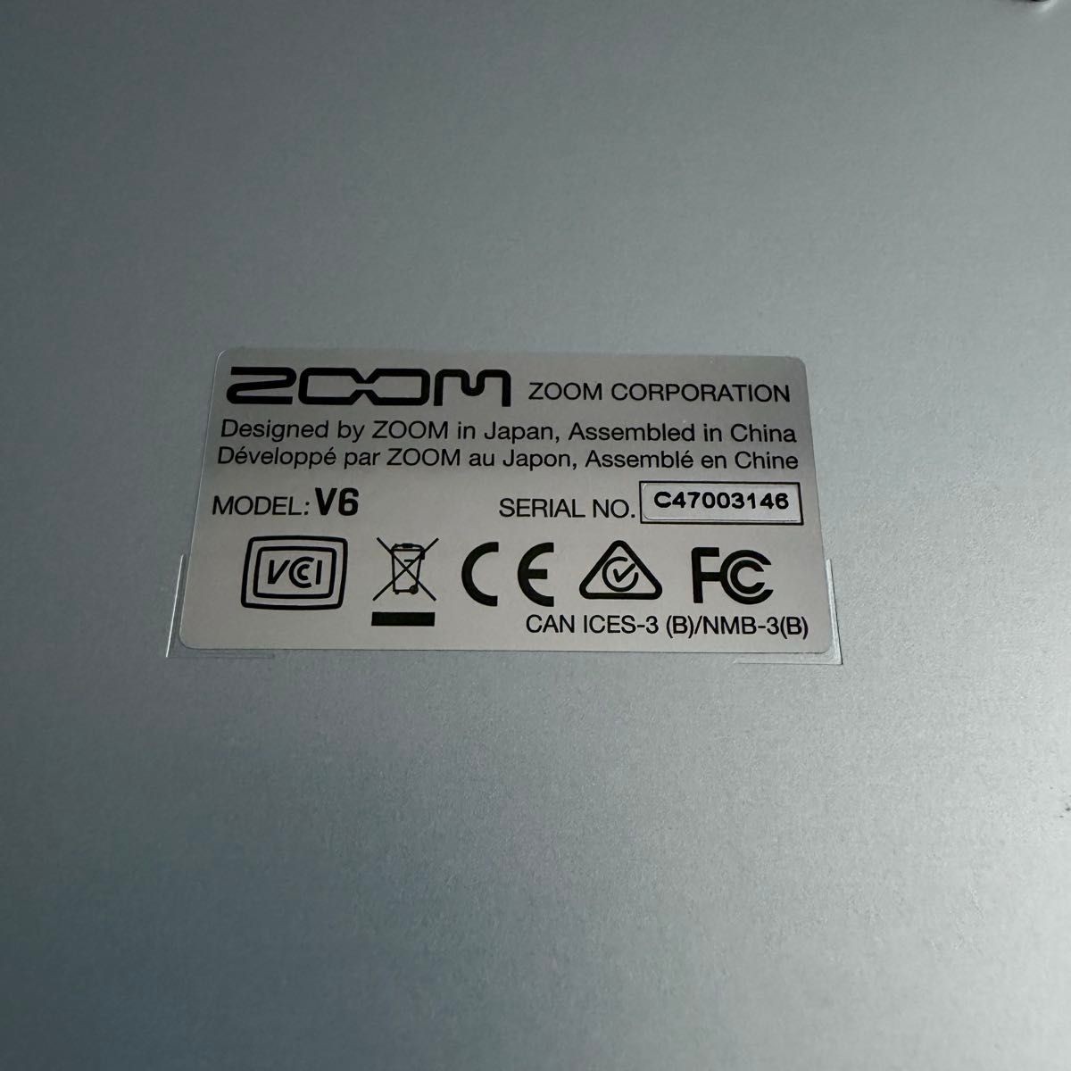 Zoom V6 Vocal Processor SGV-6 Mic Box AC Adapter Manual Tested from Japan