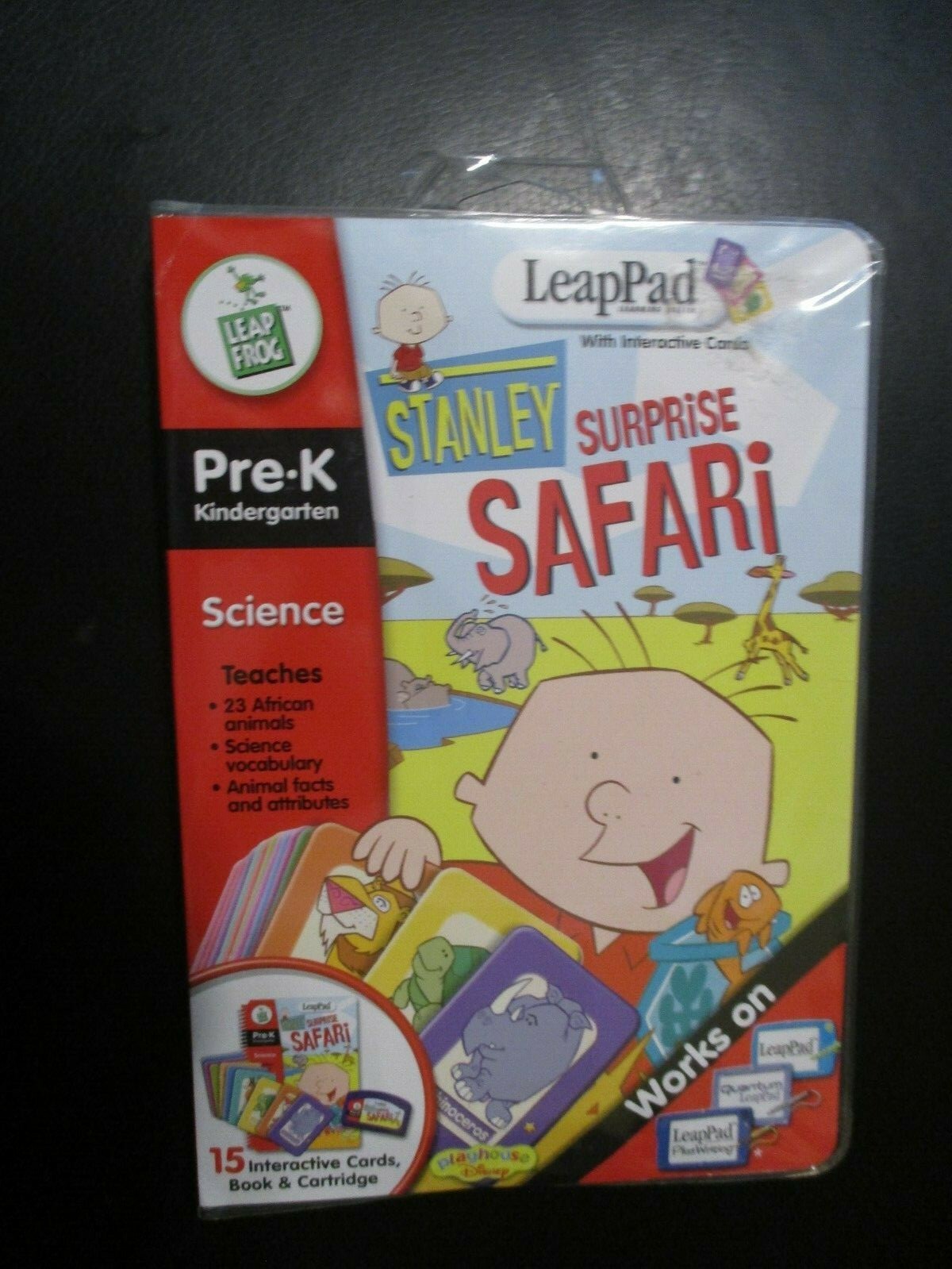Leap Frog Science Game - Stanley Surprise Safari -  LeapPad Pre-K Kindergarten