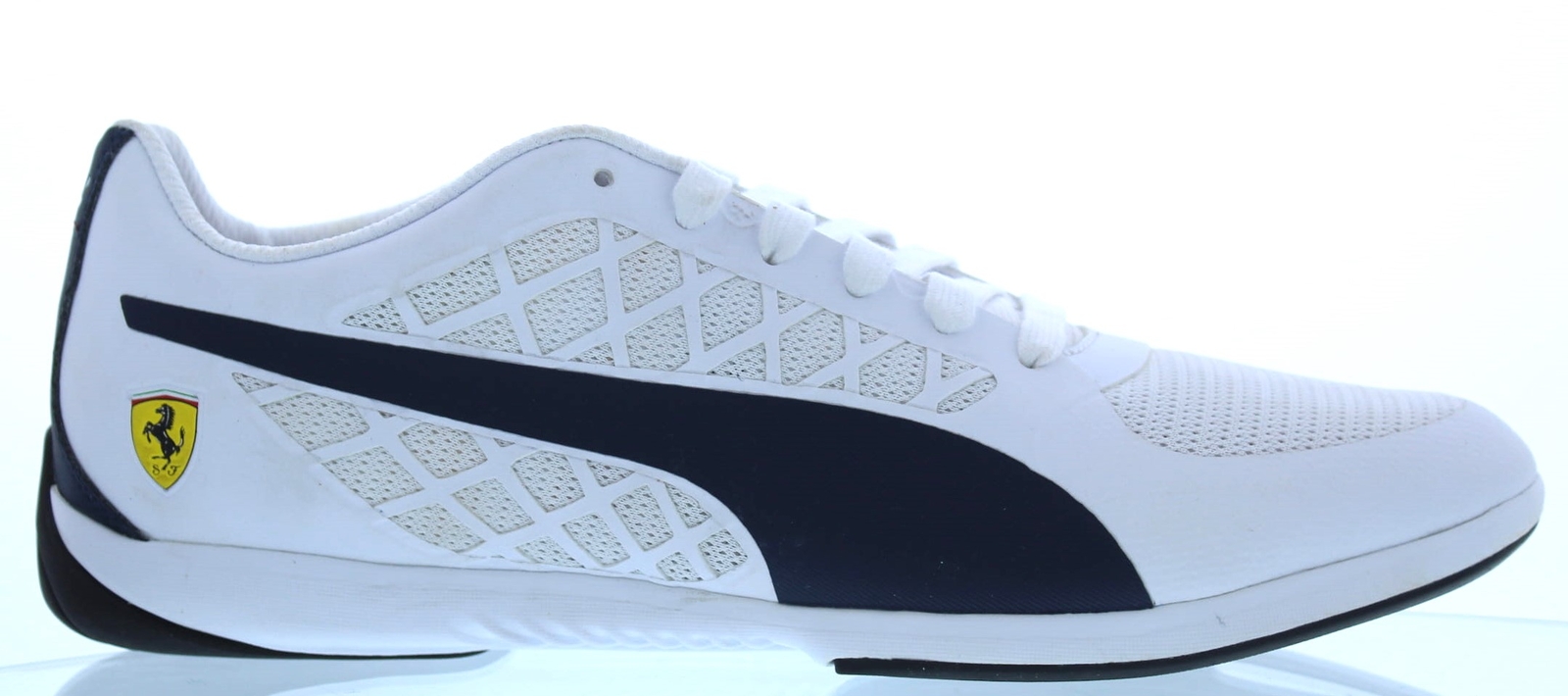 PUMA Men's Scuderia Ferrari Valorosso 2 White-Dress Blues Sz 10