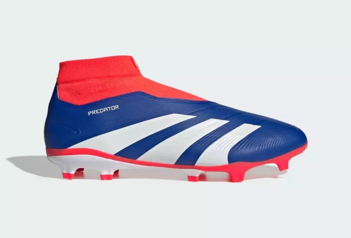 Adidas Predator League IF6333 Unisex Blue White Laceles Football  TF1335 Sz 11.5