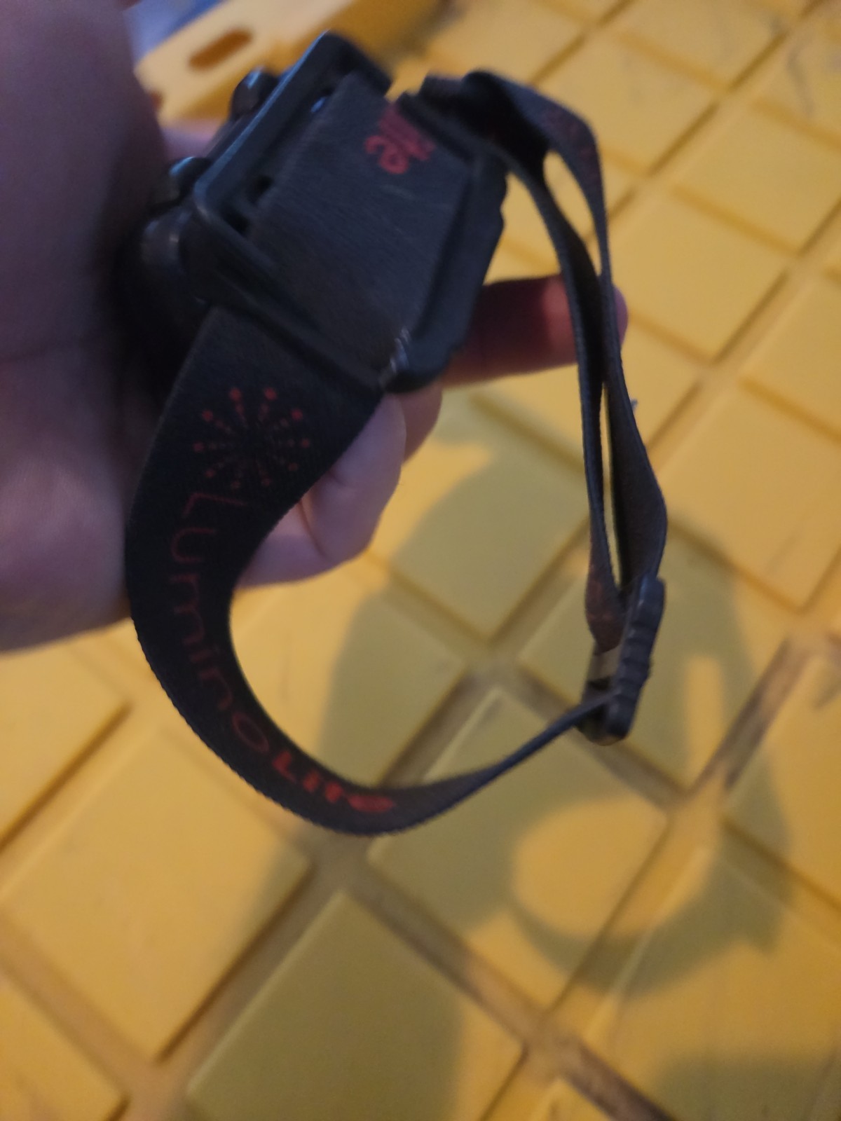 Luminolite Head Lamp Used, Great Condition. Red Light White Light. Flashing