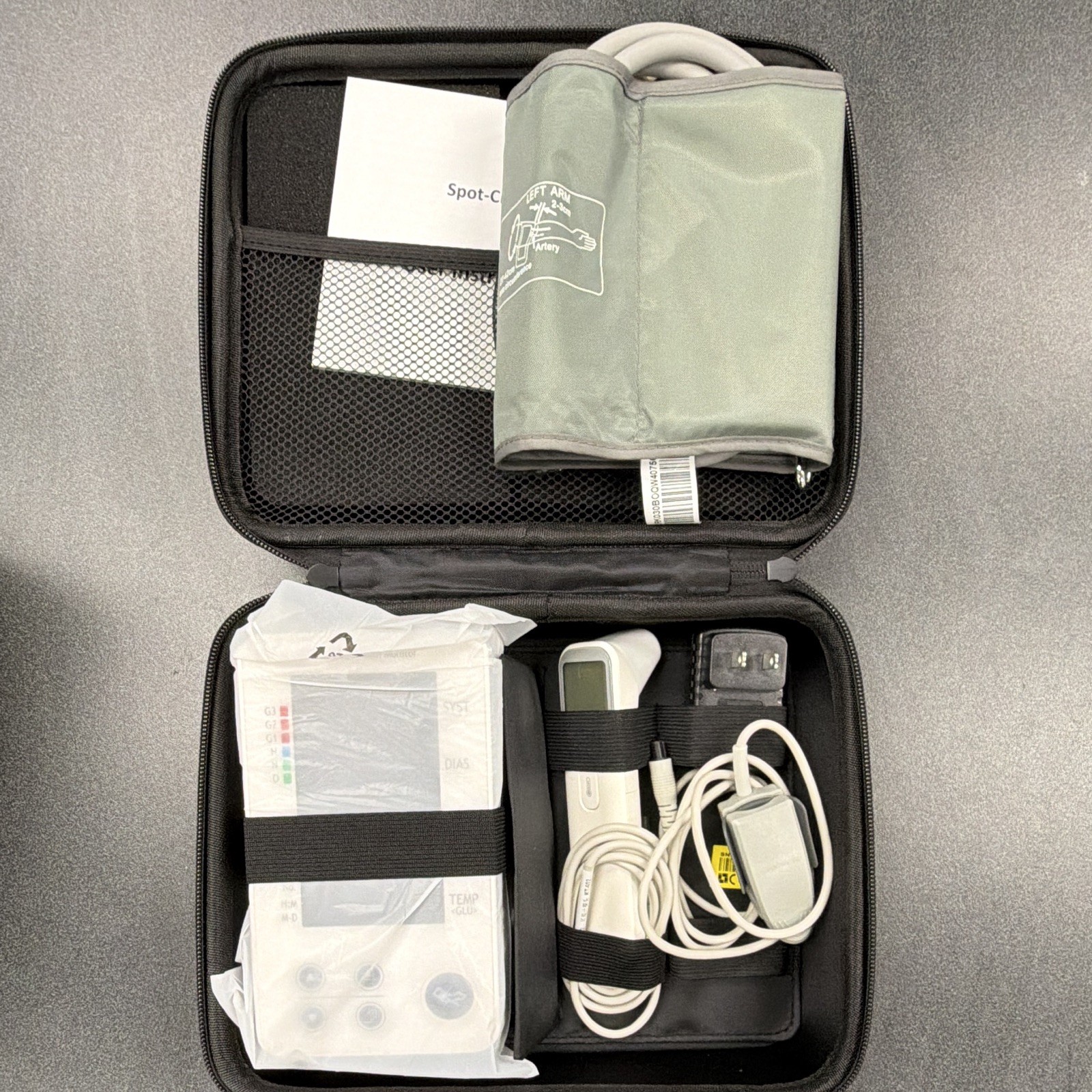CMI Health PC-303HU PC-303 Handheld Digital NIBP BP Cardiology Kit w/ Case
