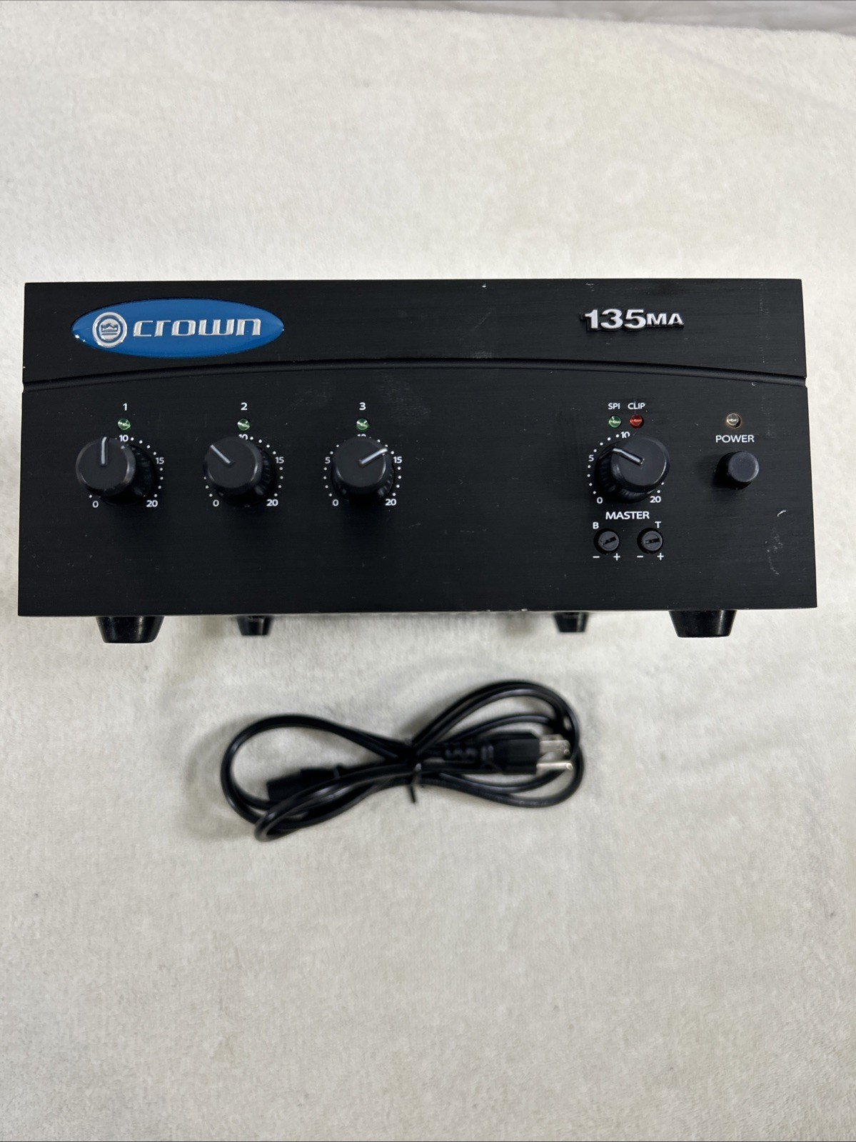 Crown 135MA Commercial 3-Channel 35W Mixer Amplifier