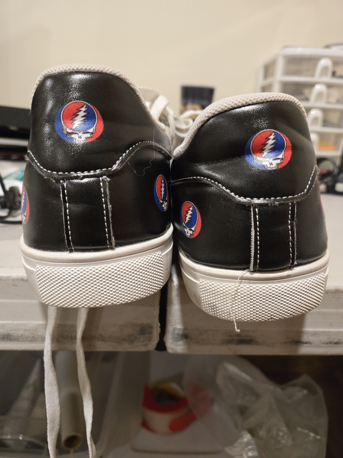 Used Custom Size 10 Grateful Dead Shoes