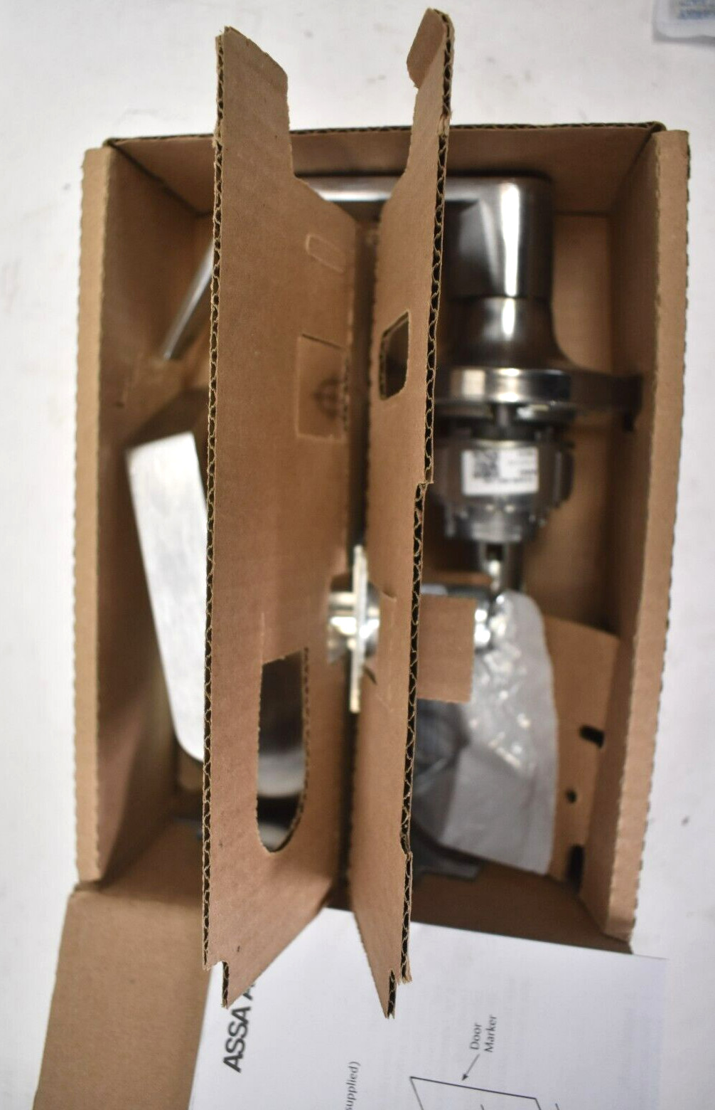 Assa Abloy Acentra 5405LN AU 626 Lever Lockset Mechanical Storeroom Silver