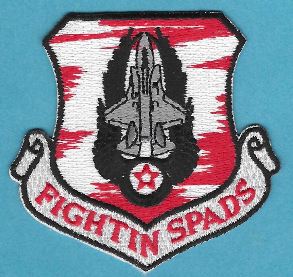 457TH FIGHTIN' SPADS NAVY FIGHTER SQUADRON PATCH