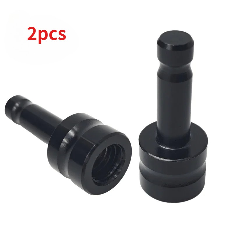 2pcs 5/8" x 11 female thread to Dia.12 mm pole Adapter for Leica Snap-On Prism