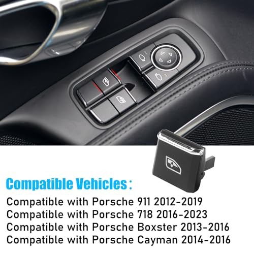 Compatible with Porsche Window Switch Button, Driver Side Power Window No.1