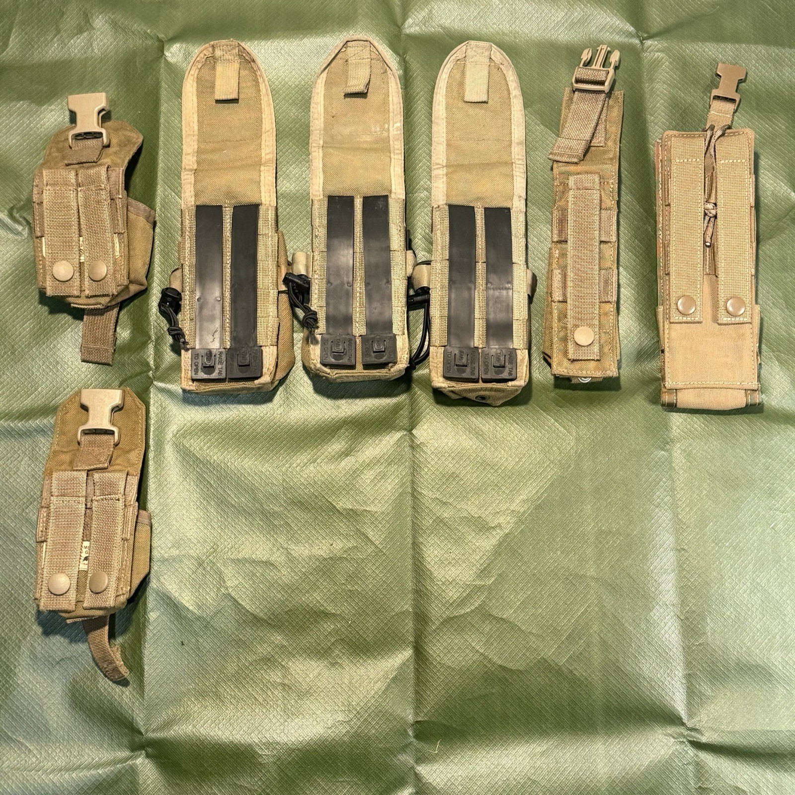 Tactical Tailor / Eagle Industries Fighting Load MOLLE Pouch Package - Coyote