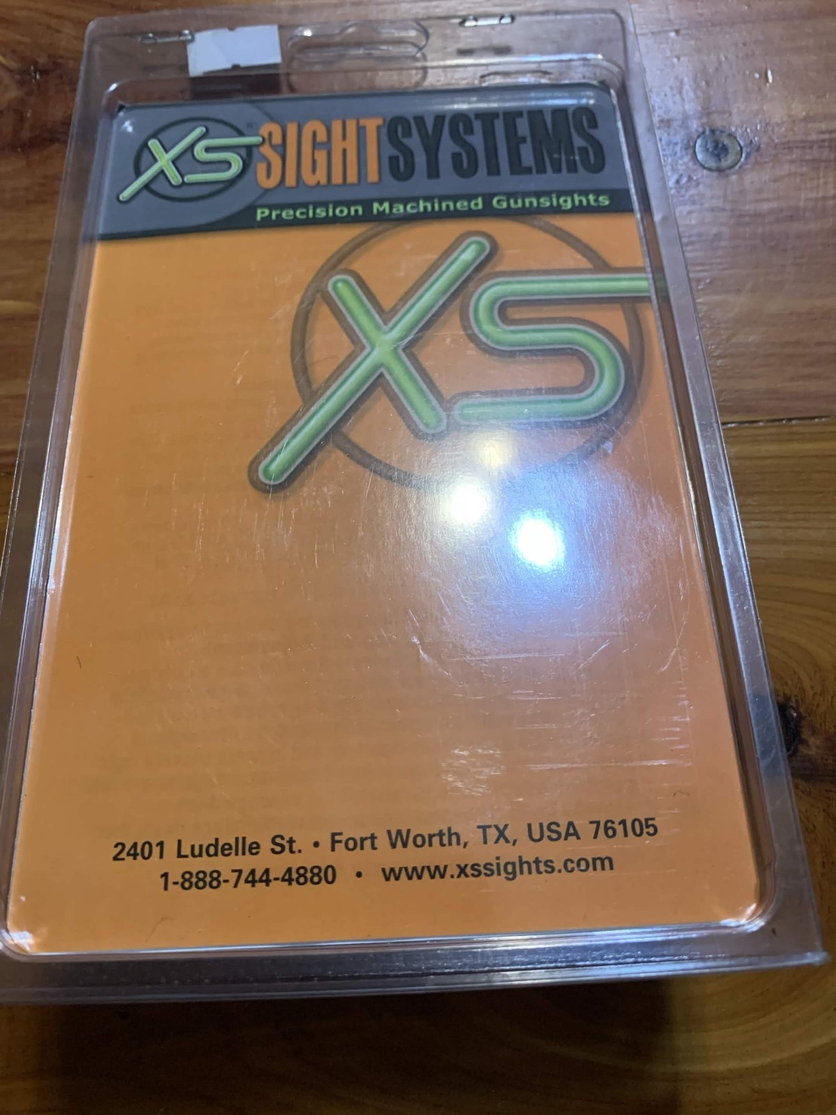 xs sight with parts missing