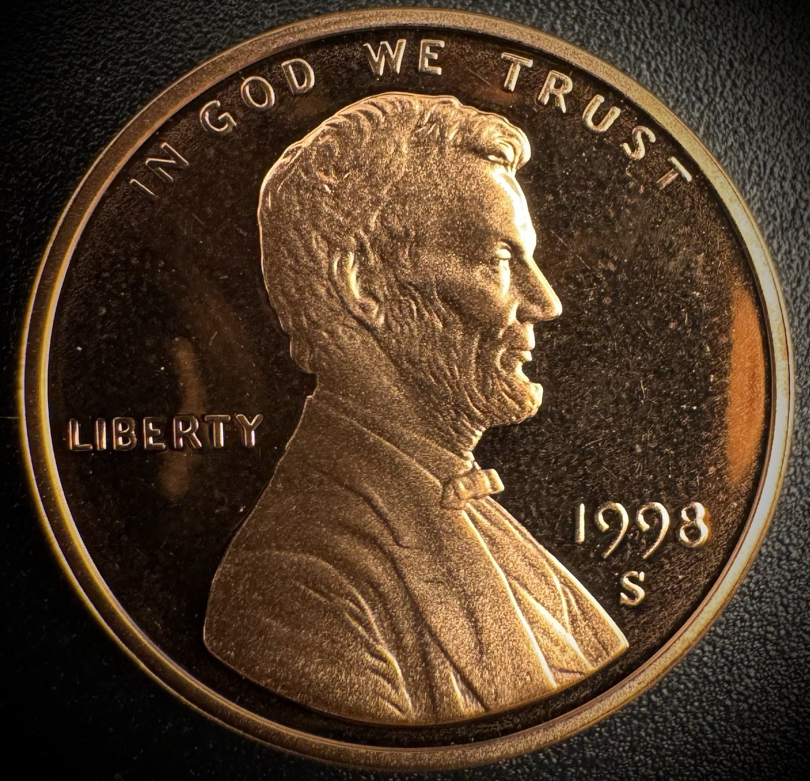 1998-S Lincoln Memorial Cent PROOF Coin Penny