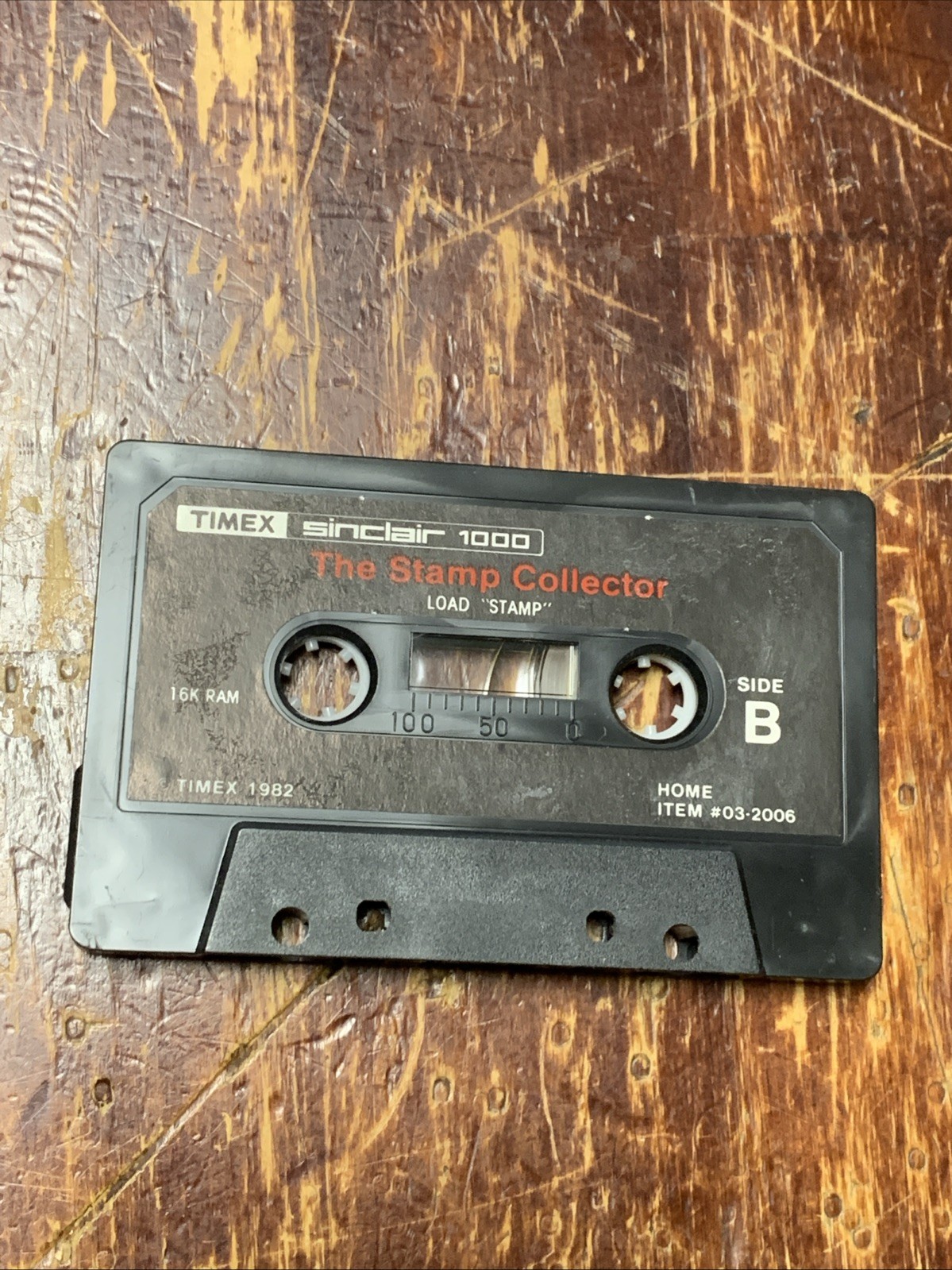 Timex Sinclair The Stamp Collector Vintage Computer Cassette Tape