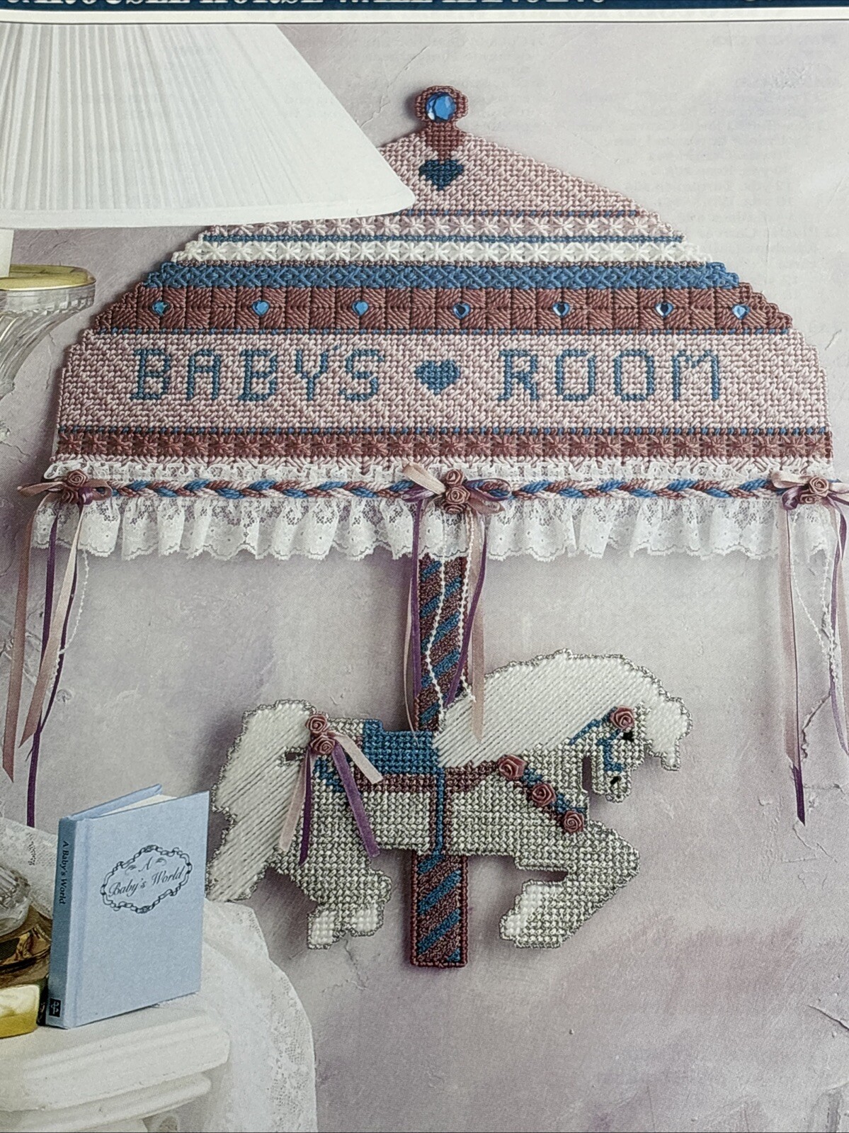 Carousel Horse Wall Hanging Annie's Attic Plastic Canvas Pattern Page