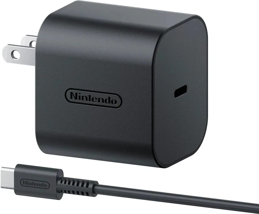 NEW Nintendo Dedicated Switch 2 60W Original Charger Set AC Adapter CA/US Plug