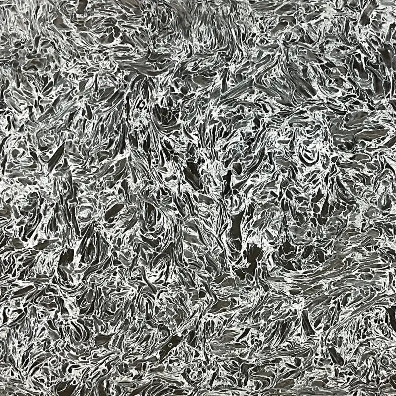 Dark Matter POLAR WHITE- Marbled Carbon Fiber by Fatcarbon®