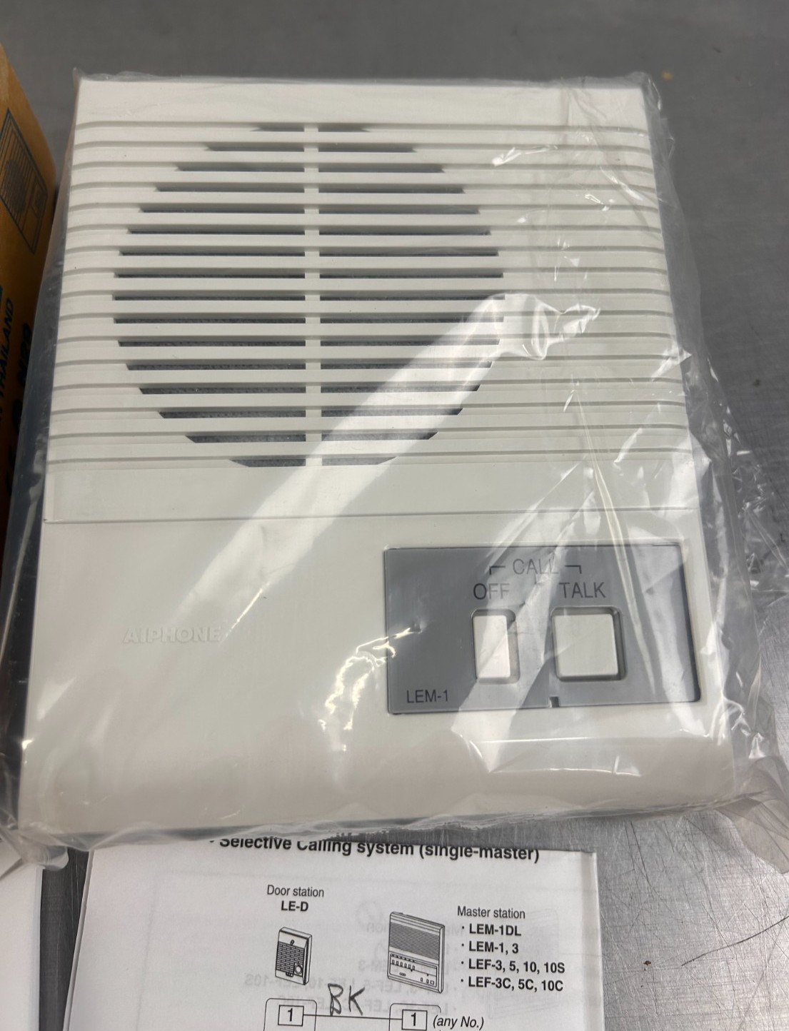 Aiphone Master Selective IntercomModel: LEM-1 New Open Box