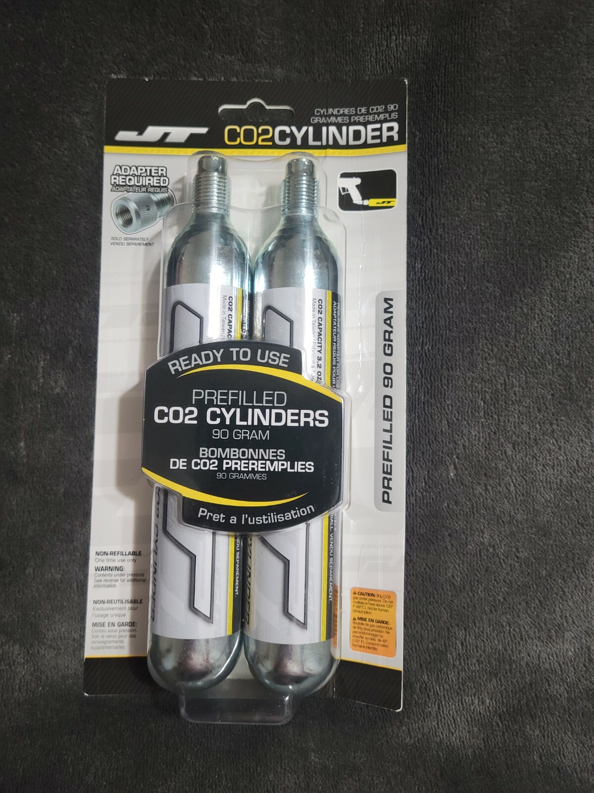 JT Prefilled 90g Co2 Cartridges