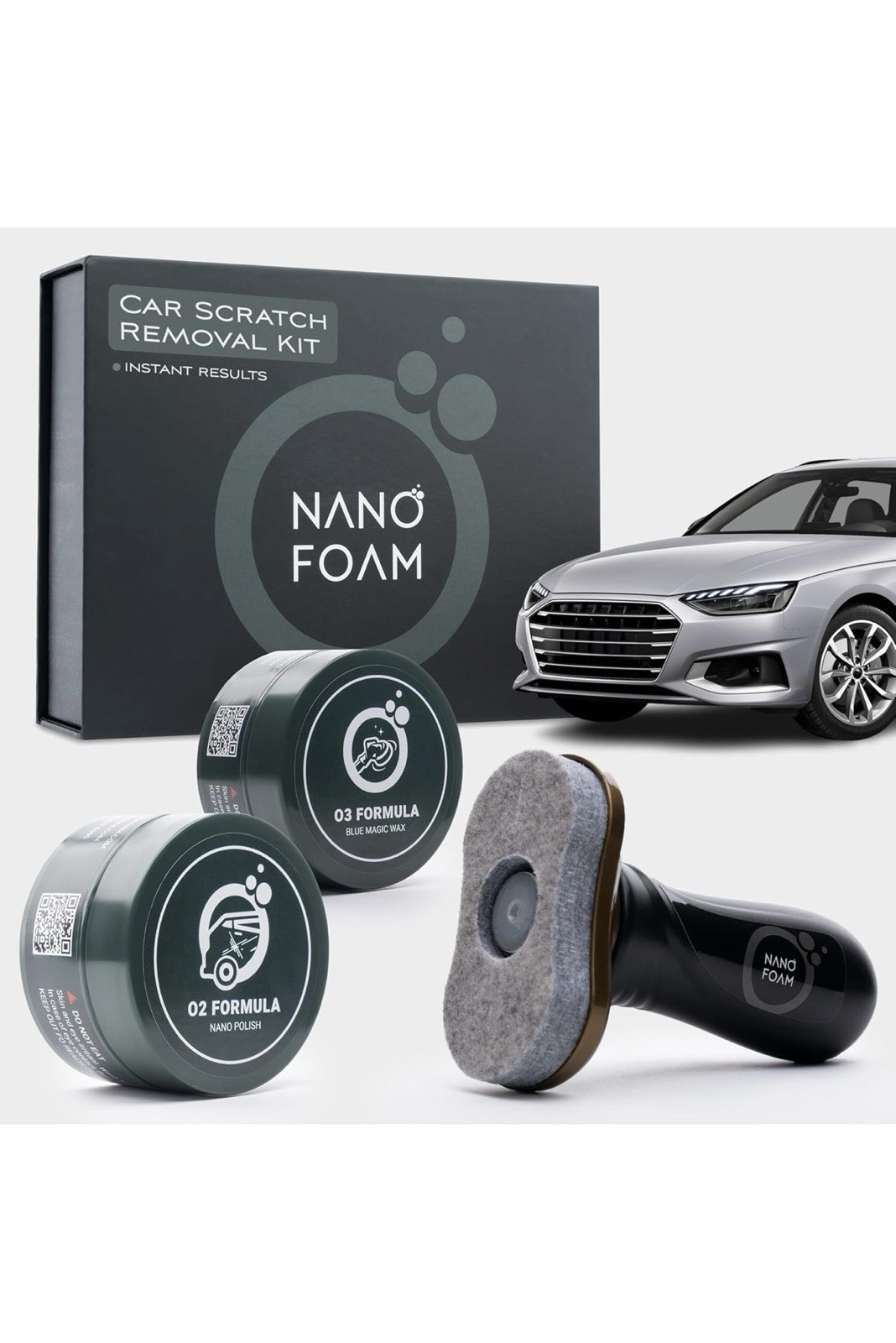 Nano Foam Scratch Removal Kit with O3/O2 Formula