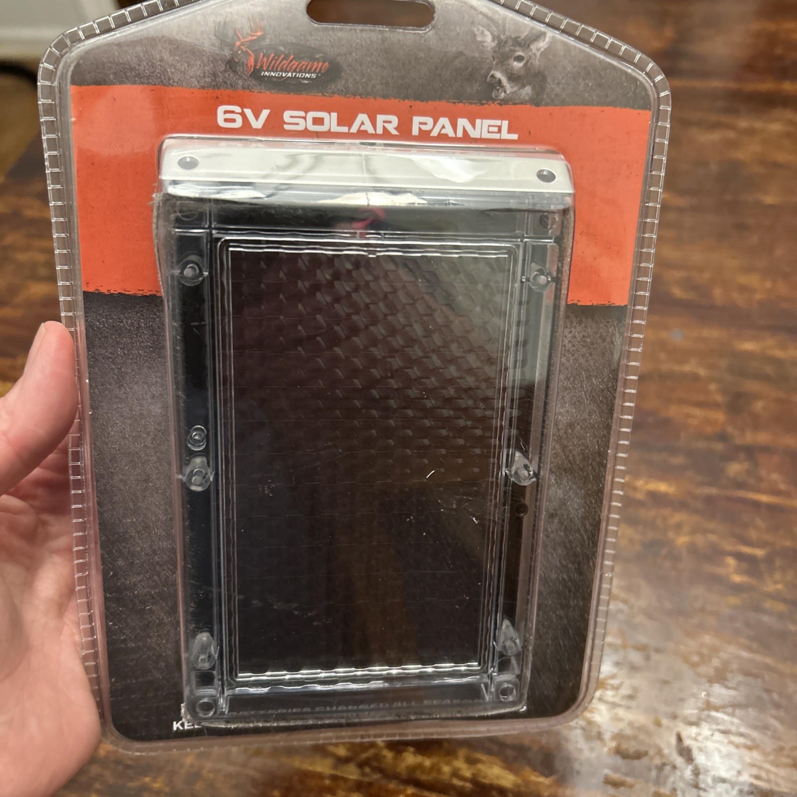 Wildgame INNOVATIONS 6V SOLAR PANEL 6 VOLT BATTERY CHARGER