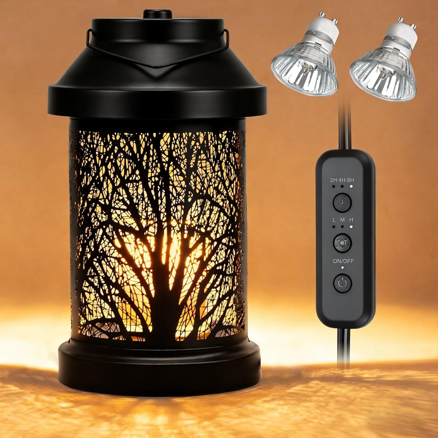 Candle Warmer Lp - Vinta Candle Warmer Lantern with Timer & Dimming