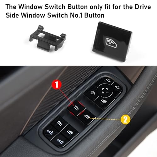Compatible with Porsche Window Switch Button, Driver Side Power Window No.1