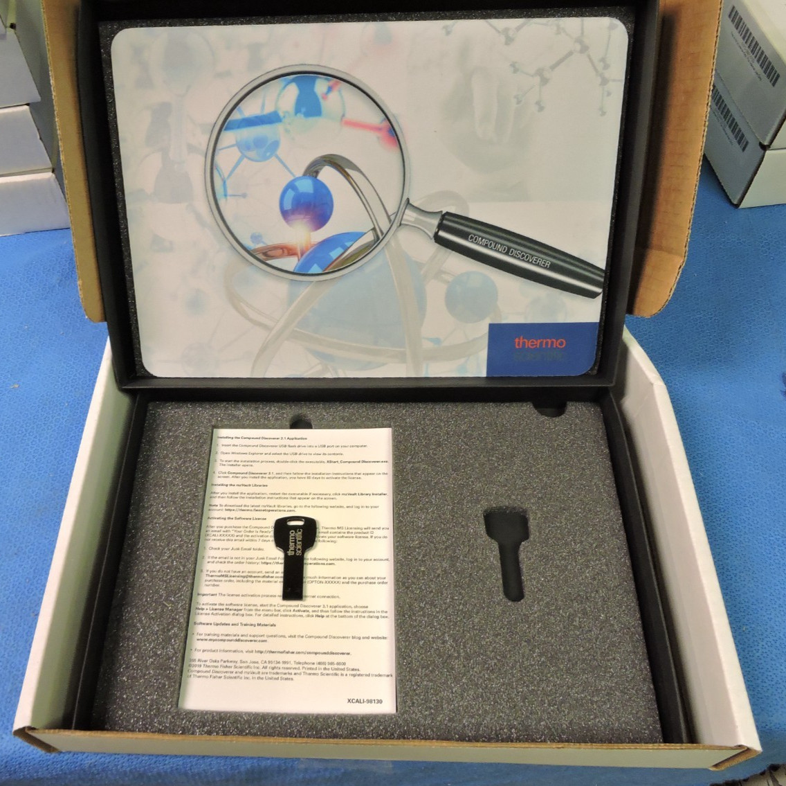 NEW Thermo Compound Discoverer 3.1 Upgrade from 1.0 / 2.0 / 2.1  Software Dongle