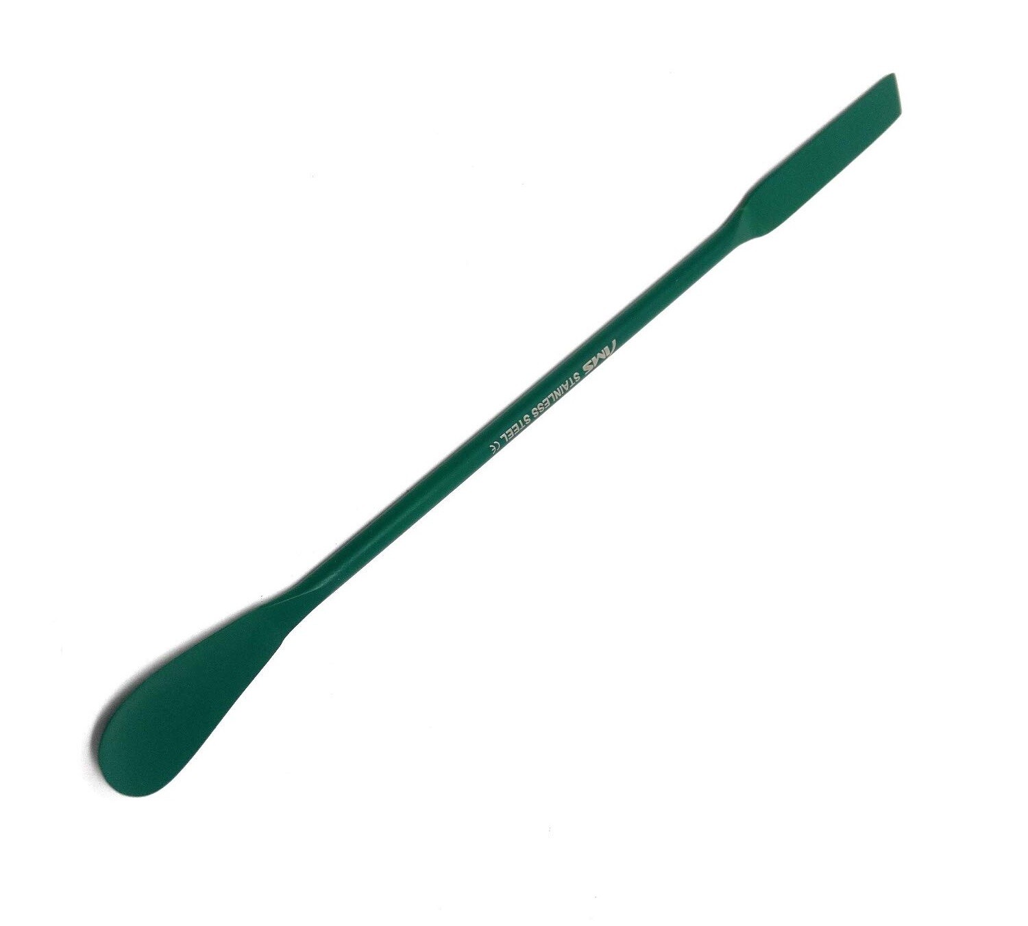 PTFE Coated 7" Stainless Steel Double Ended Micro Lab Spatula,Square&Flat Spoon