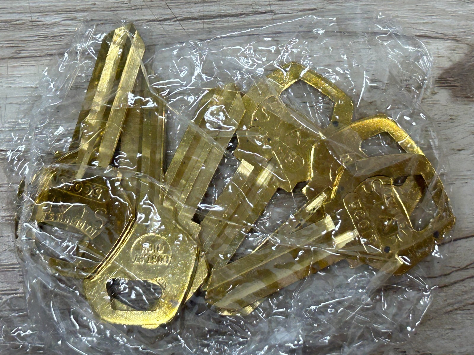 STAR Locksmith Supplies Brass 5COI3 Key Blanks Set Of 6 Made In USA NOS