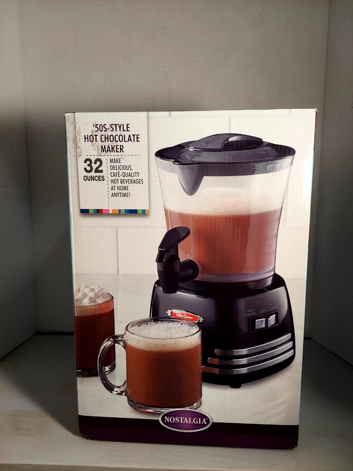 Nostalgia Hot Chocolate Maker Hot Drink 50's Style NIB