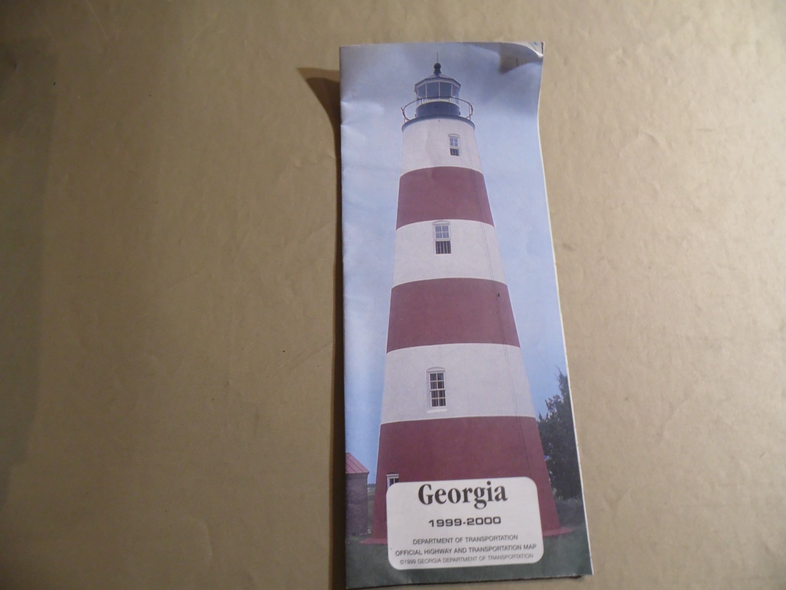 Georgia 1999 Transportation Map / Free Domestic Shipping