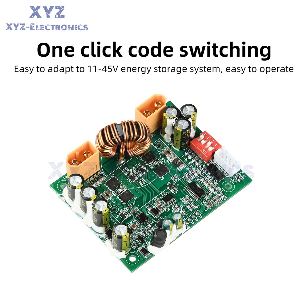 100W MPPT Smart Solar Controller DIP Switch for 12V 24V Energy Storage Systems