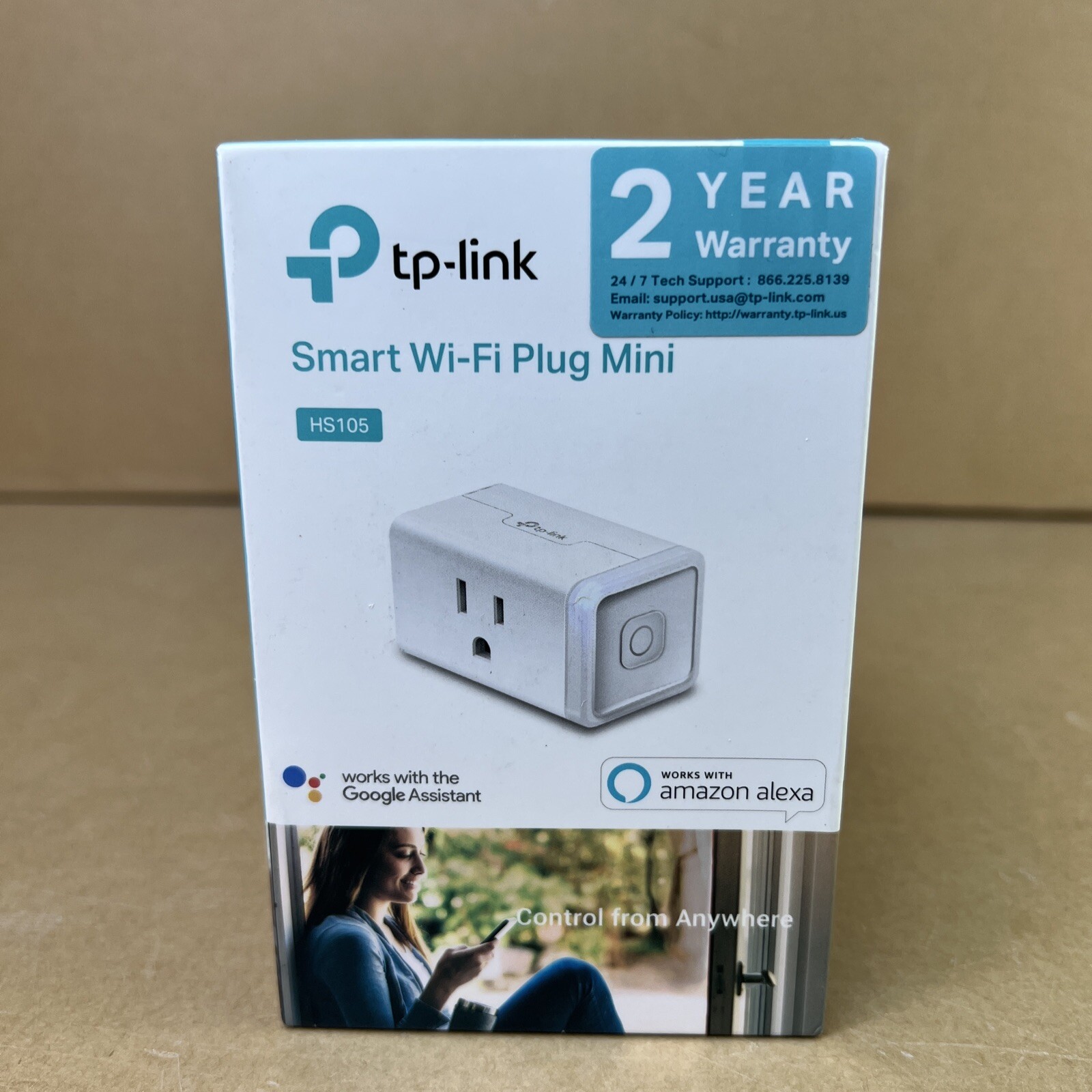 TP-Link Kasa Smart Plug Mini Smart Home Wifi outlet works w/ Alexa & Google Home